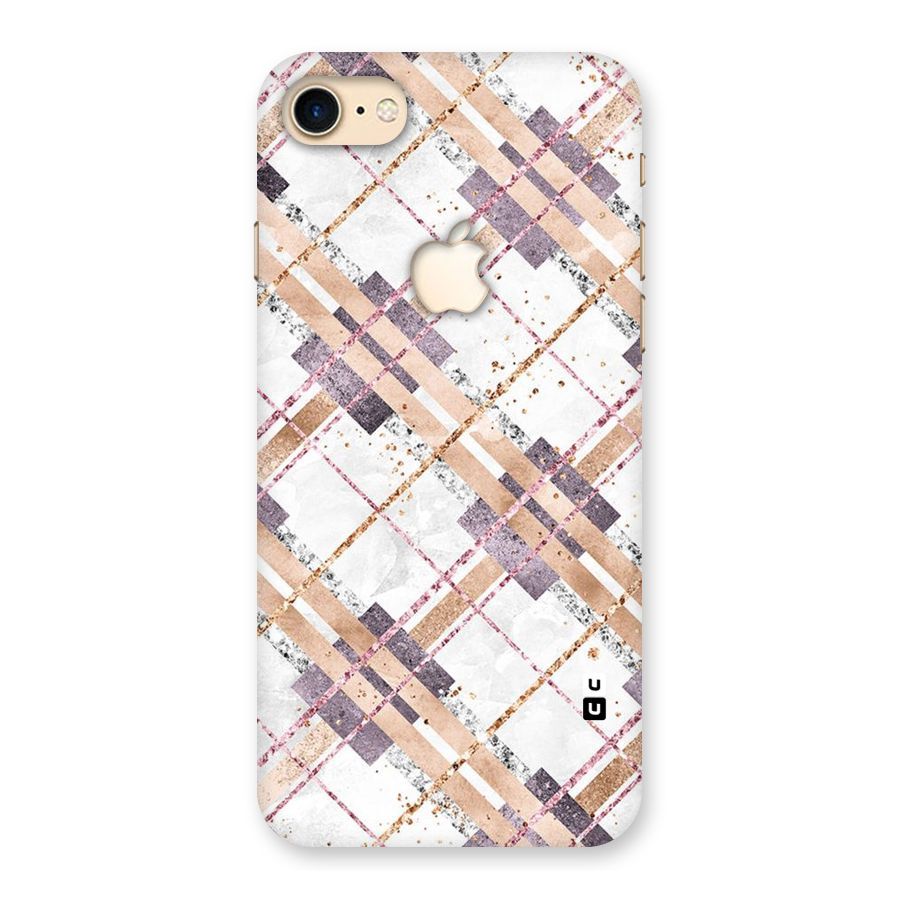 Check Trouble Back Case for iPhone 7 Apple Cut
