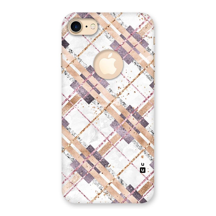 Check Trouble Back Case for iPhone 7 Logo Cut
