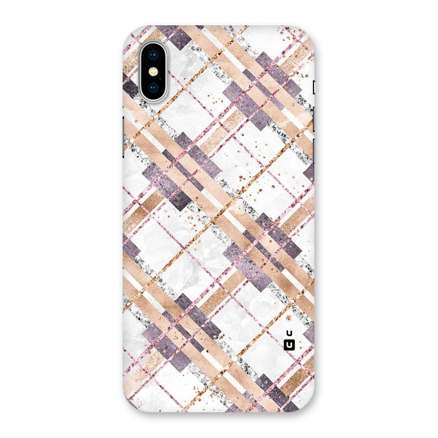 Check Trouble Back Case for iPhone XS