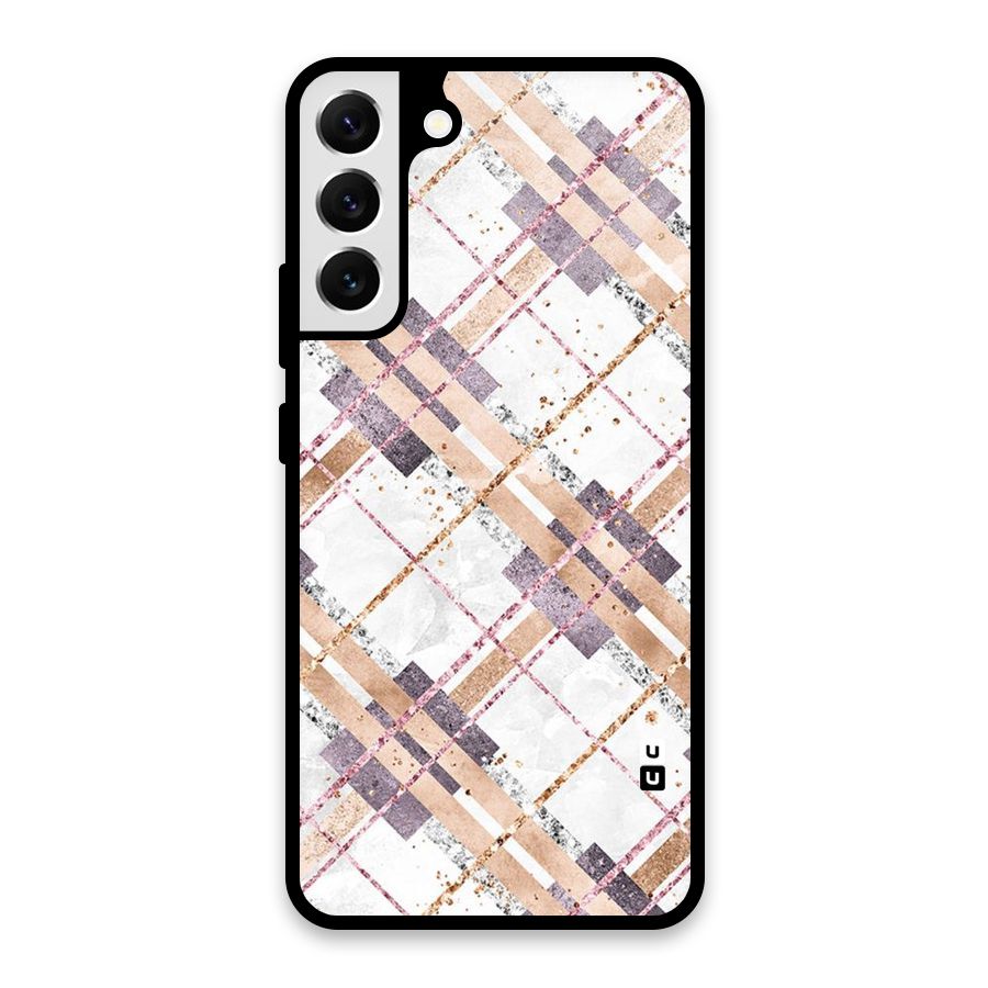 Check Trouble Glass Back Case for Galaxy S22 Plus 5G