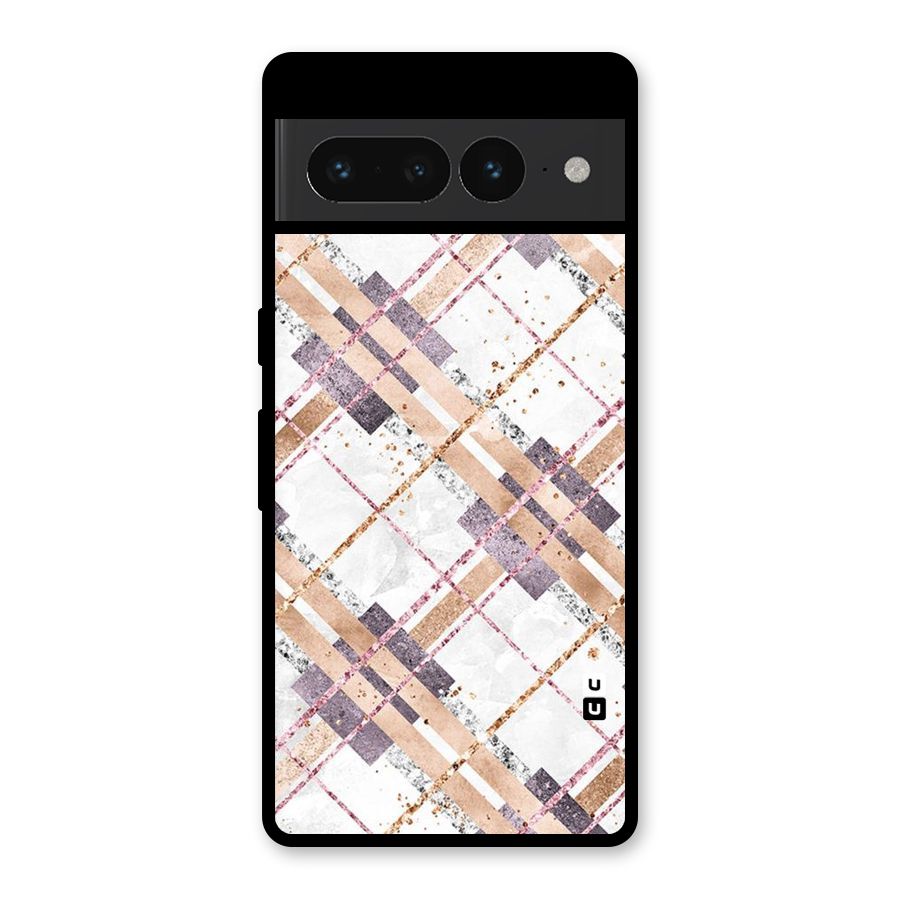 Check Trouble Glass Back Case for Google Pixel 7 Pro