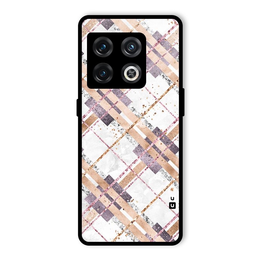 Check Trouble Glass Back Case for OnePlus 10 Pro 5G