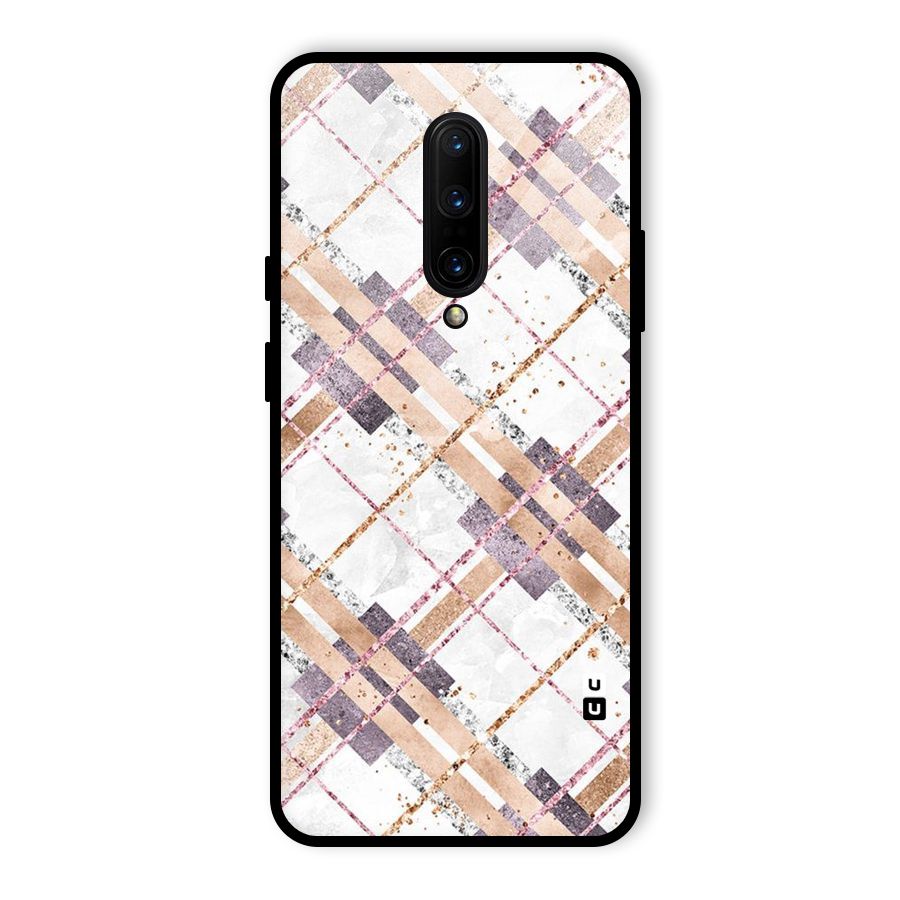 Check Trouble Glass Back Case for OnePlus 7 Pro