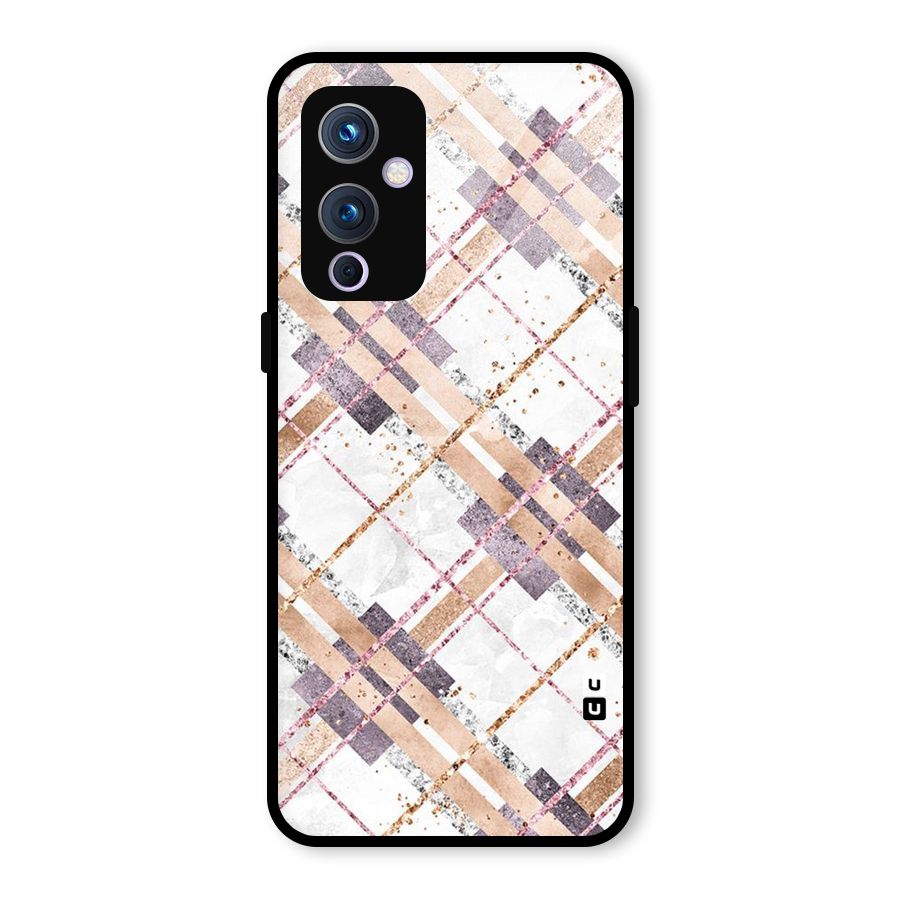 Check Trouble Glass Back Case for OnePlus 9