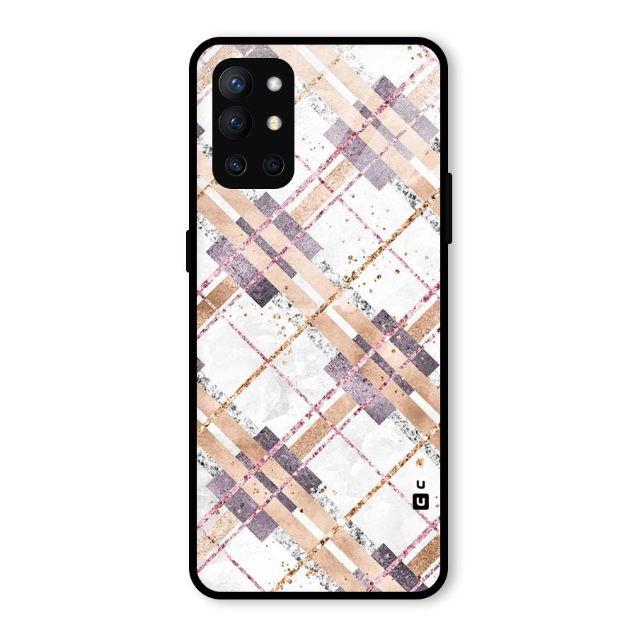 Check Trouble Glass Back Case for OnePlus 9R