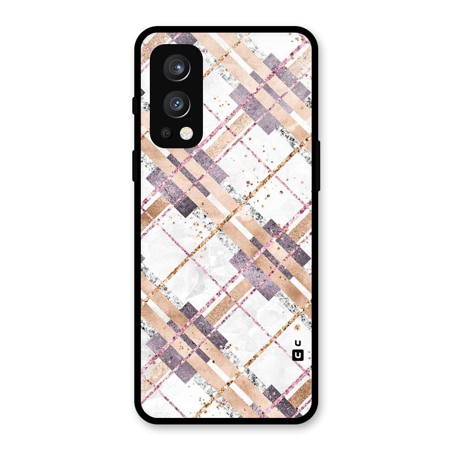 Check Trouble Glass Back Case for OnePlus Nord 2 5G