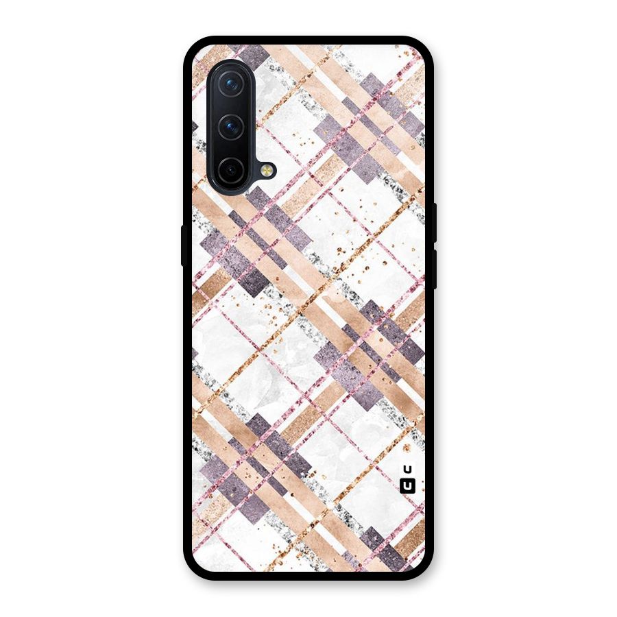 Check Trouble Glass Back Case for OnePlus Nord CE 5G
