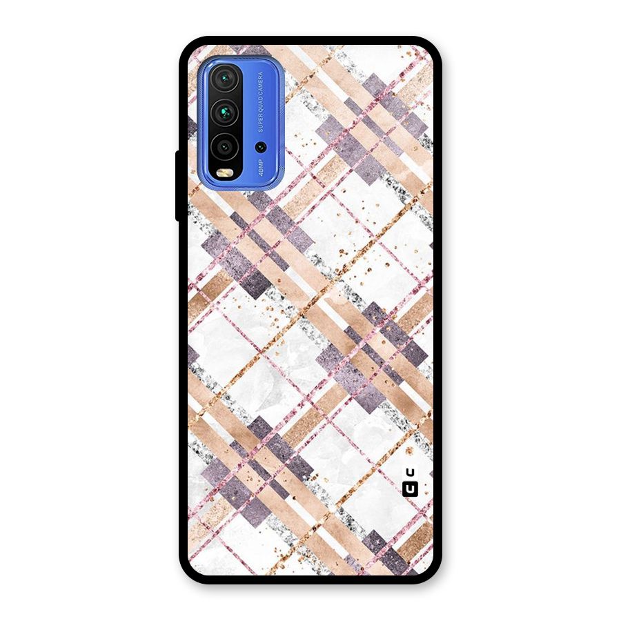 Check Trouble Glass Back Case for Redmi 9 Power