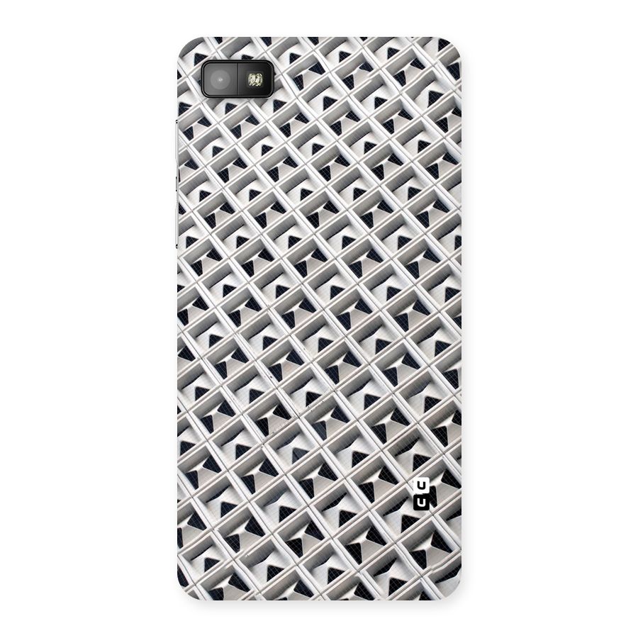 Check White Design Back Case for Blackberry Z10