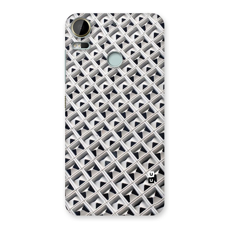 Check White Design Back Case for Desire 10 Pro