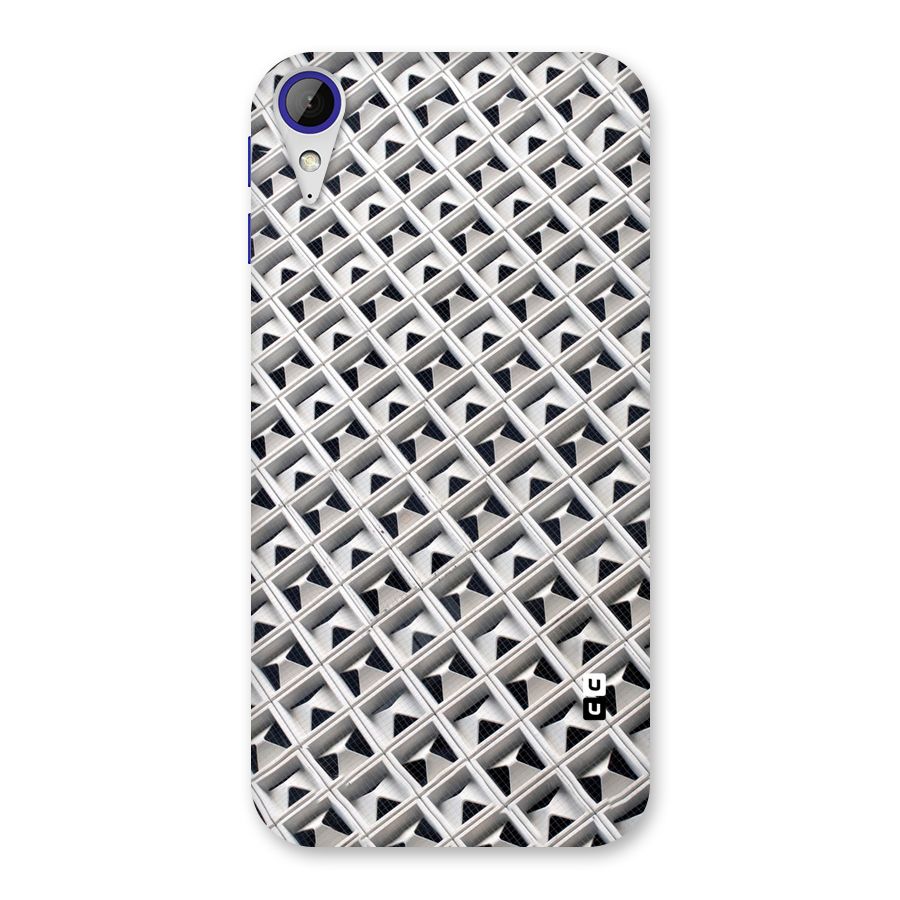 Check White Design Back Case for Desire 830