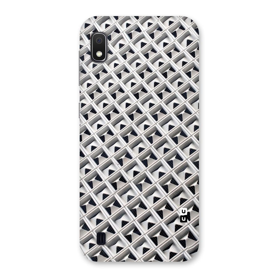 Check White Design Back Case for Galaxy A10