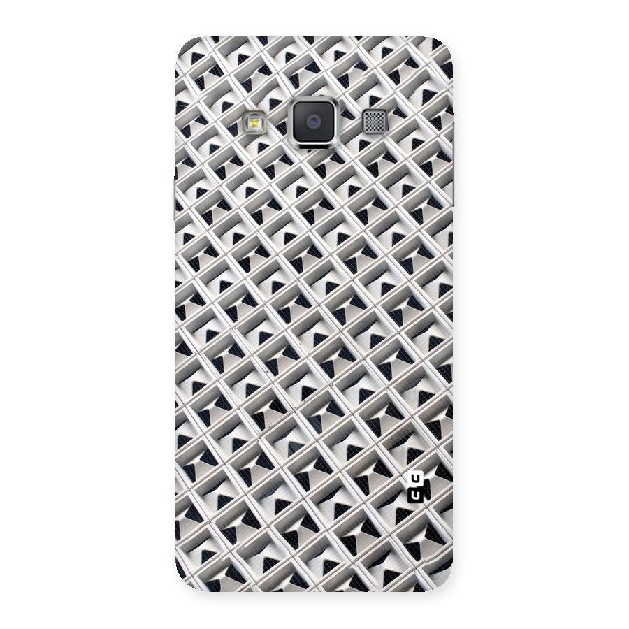 Check White Design Back Case for Galaxy A3