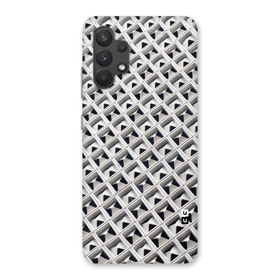 Check White Design Back Case for Galaxy A32
