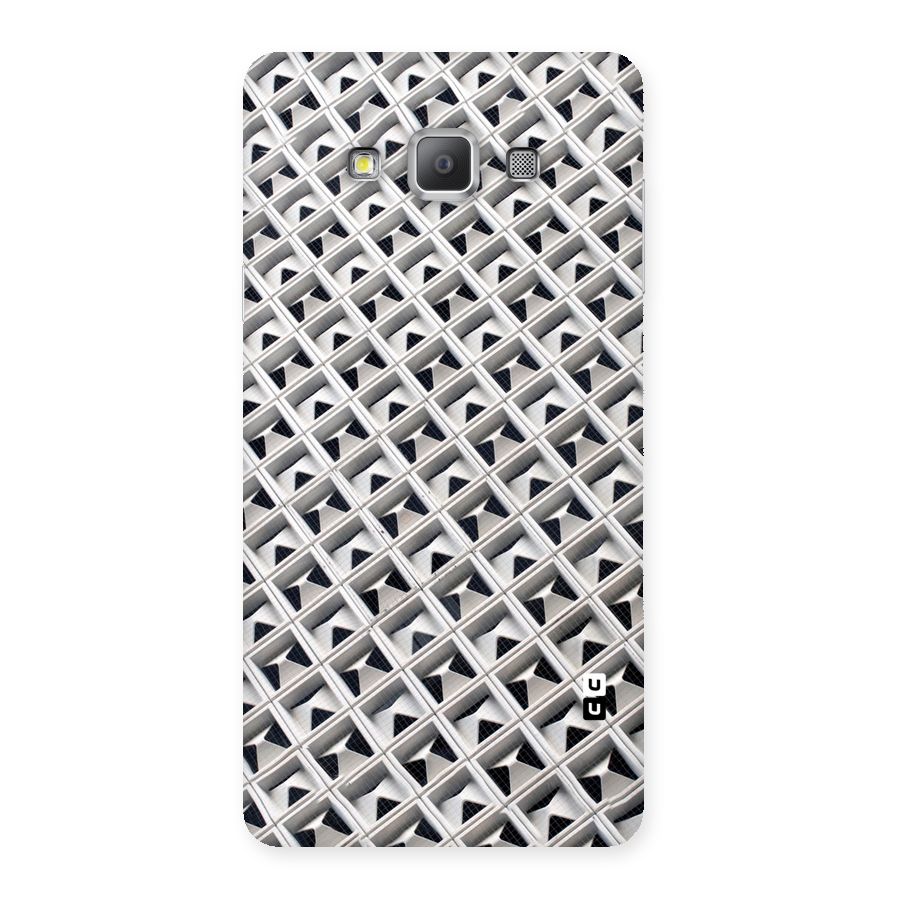 Check White Design Back Case for Galaxy A7