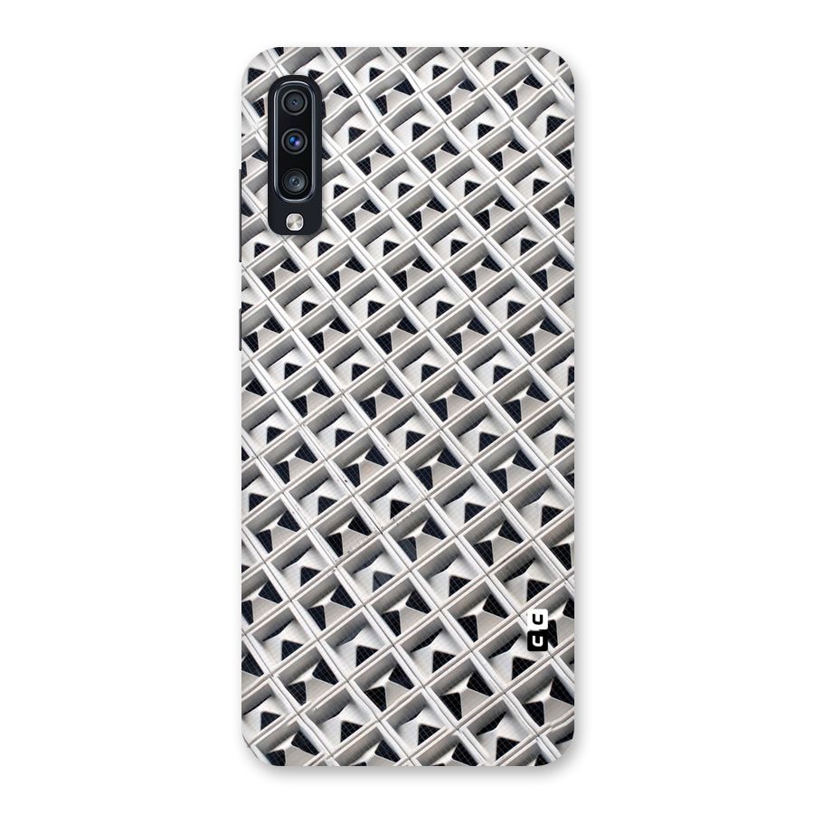 Check White Design Back Case for Galaxy A70