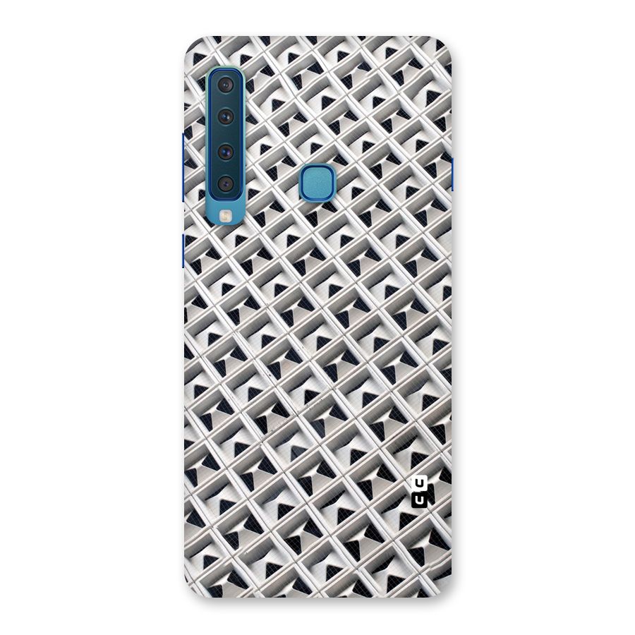 Check White Design Back Case for Galaxy A9 (2018)