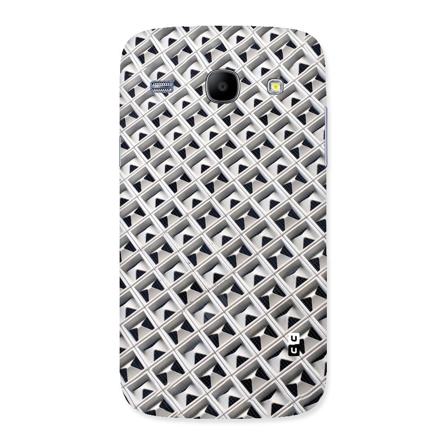 Check White Design Back Case for Galaxy Core