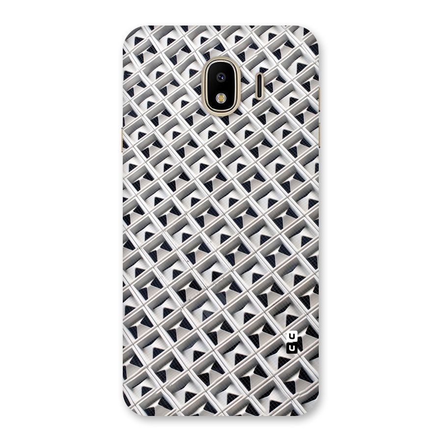 Check White Design Back Case for Galaxy J4