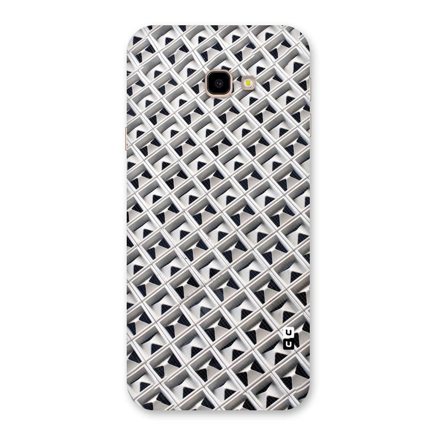 Check White Design Back Case for Galaxy J4 Plus