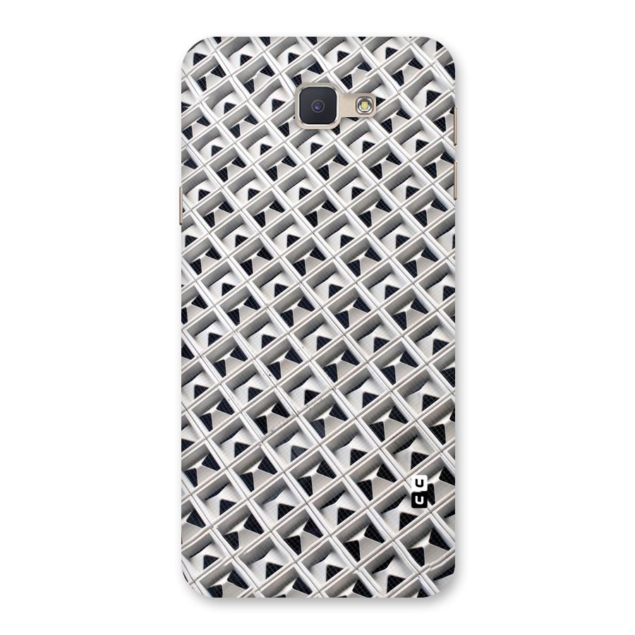 Check White Design Back Case for Galaxy J5 Prime