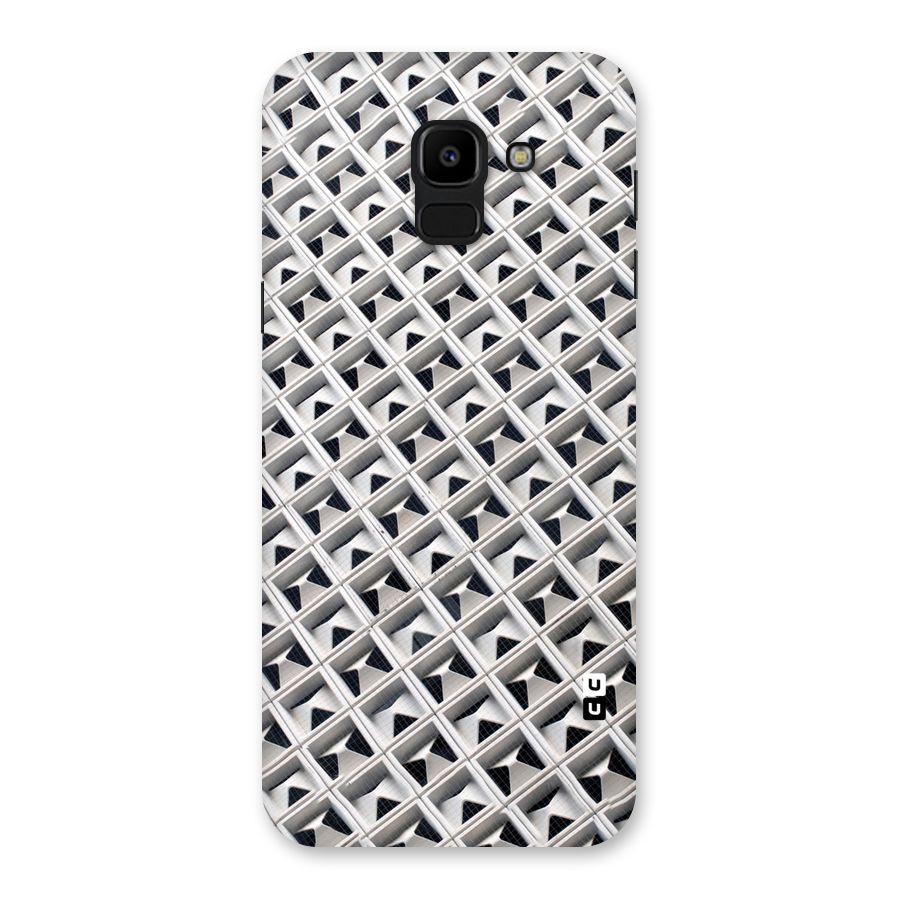Check White Design Back Case for Galaxy J6