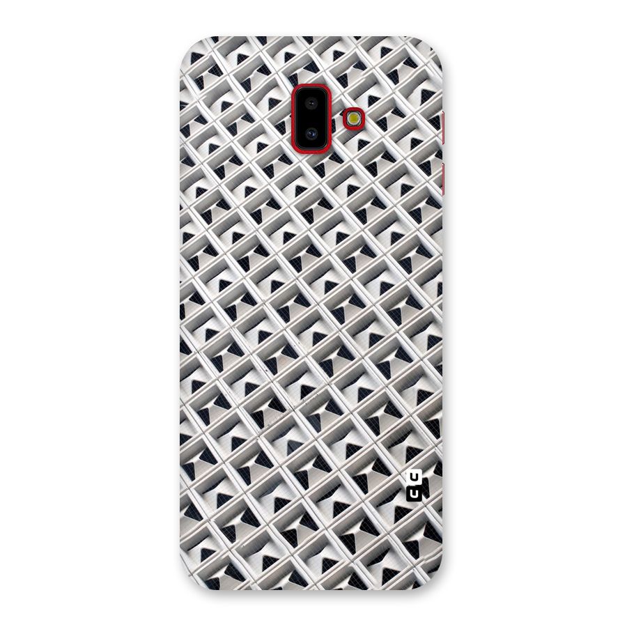 Check White Design Back Case for Galaxy J6 Plus