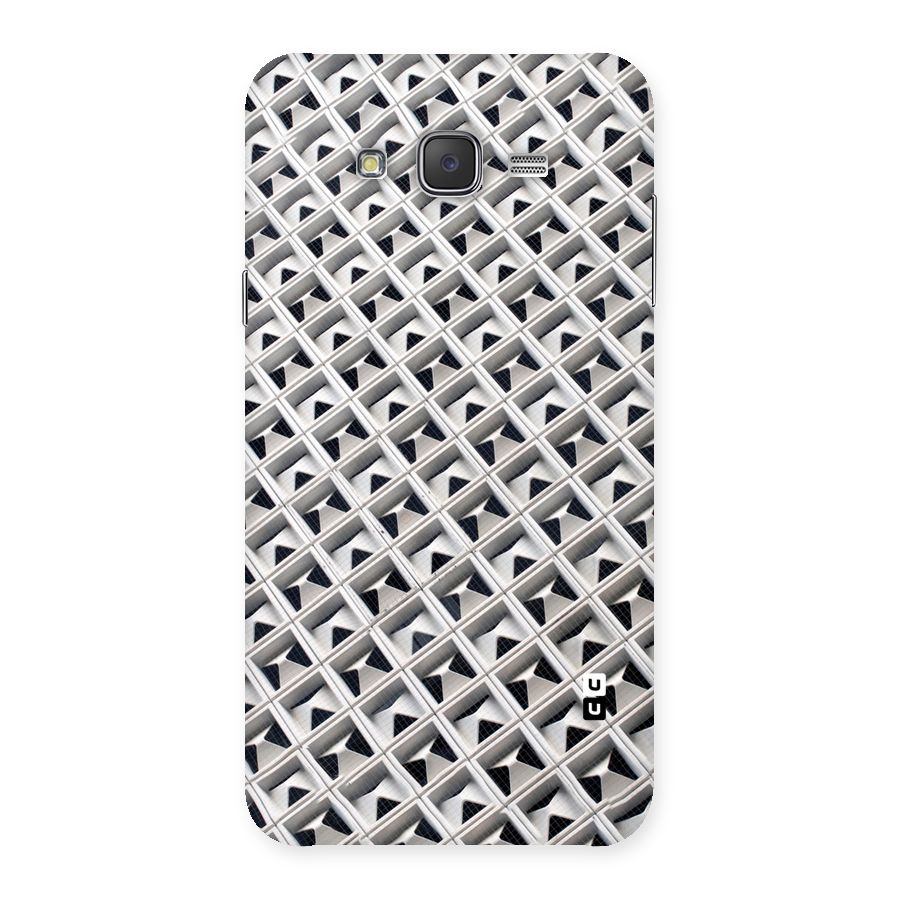 Check White Design Back Case for Galaxy J7