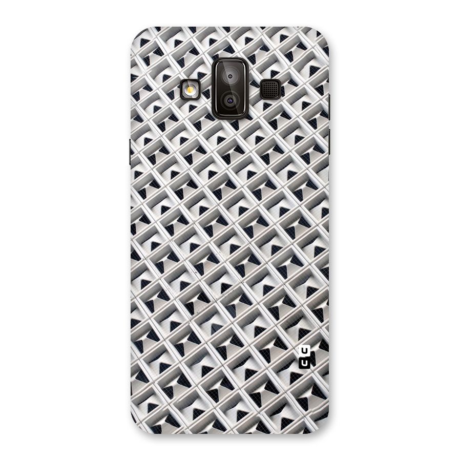 Check White Design Back Case for Galaxy J7 Duo