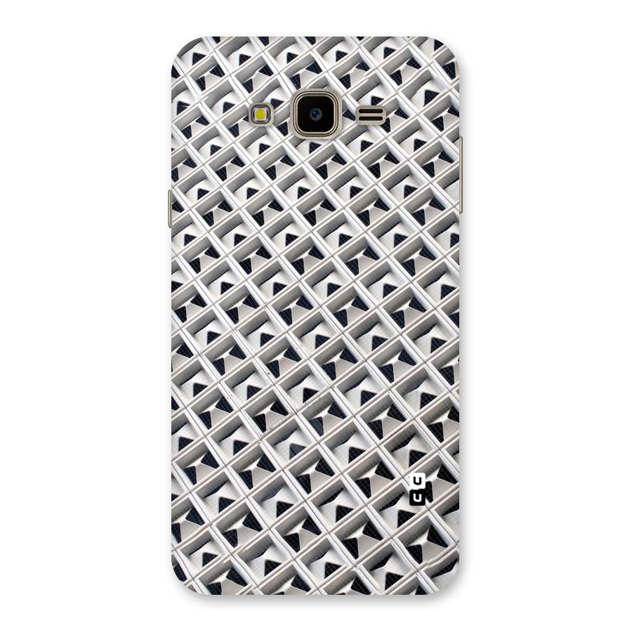 Check White Design Back Case for Galaxy J7 Nxt