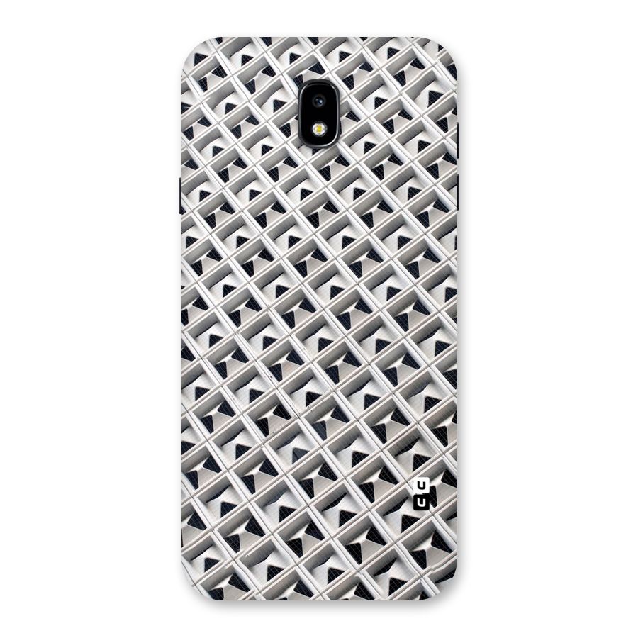Check White Design Back Case for Galaxy J7 Pro