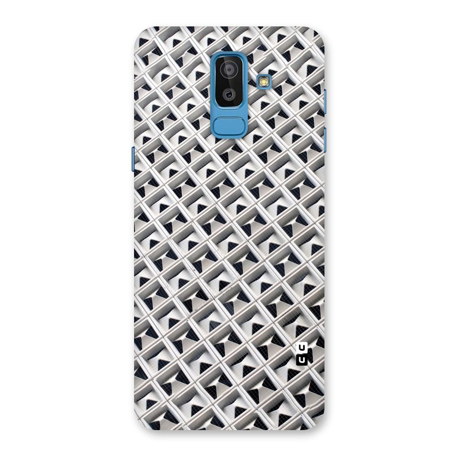 Check White Design Back Case for Galaxy J8