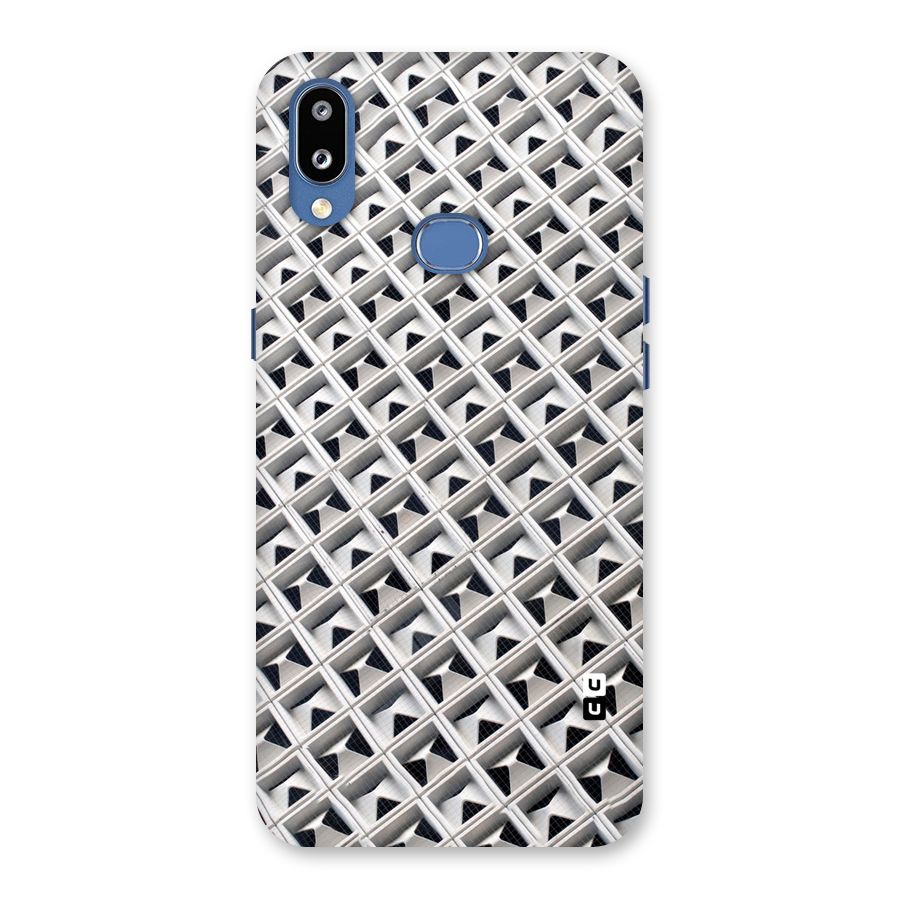 Check White Design Back Case for Galaxy M01s