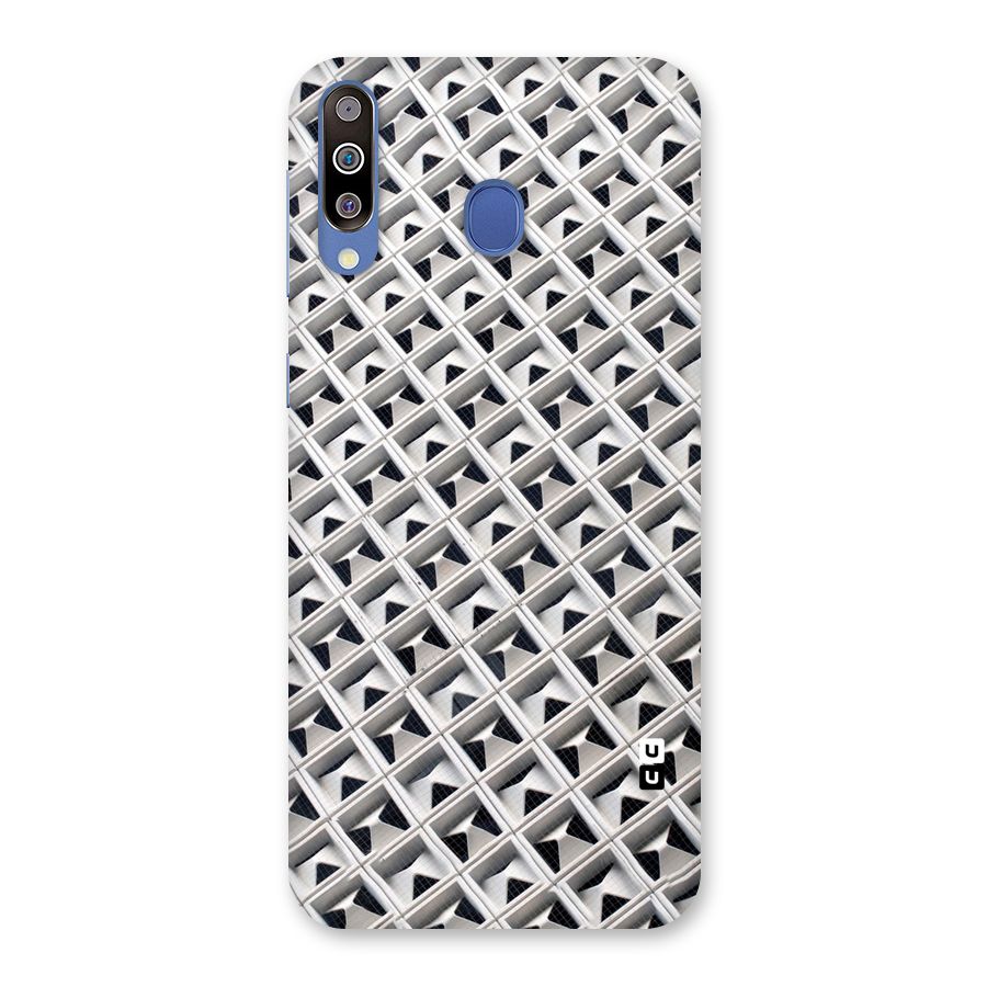 Check White Design Back Case for Galaxy M30