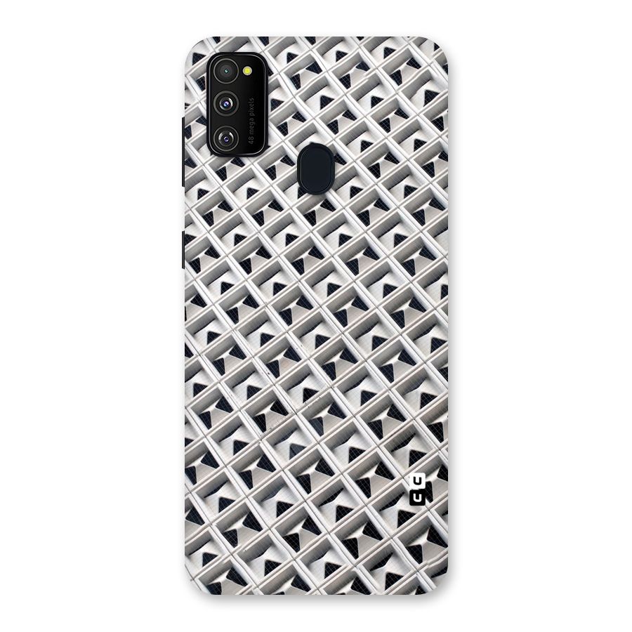 Check White Design Back Case for Galaxy M30s