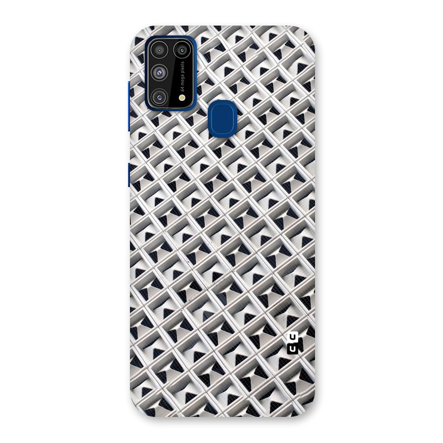 Check White Design Back Case for Galaxy M31