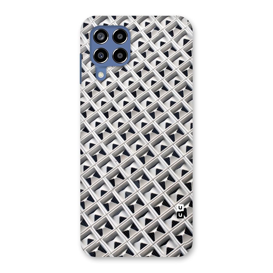 Check White Design Back Case for Galaxy M53 5G