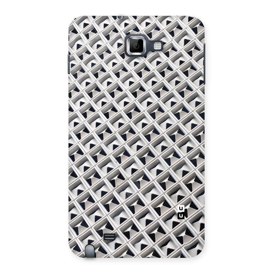 Check White Design Back Case for Galaxy Note