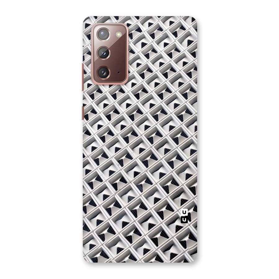 Check White Design Back Case for Galaxy Note 20