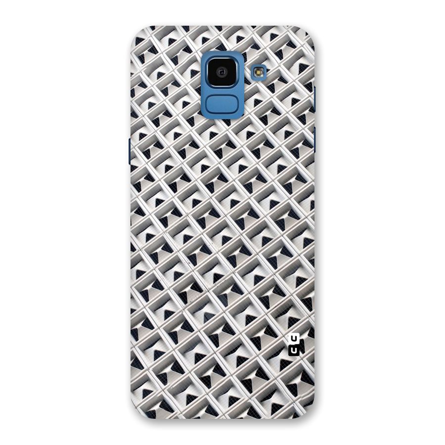 Check White Design Back Case for Galaxy On6