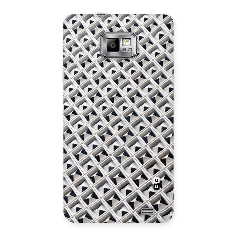 Check White Design Back Case for Galaxy S2