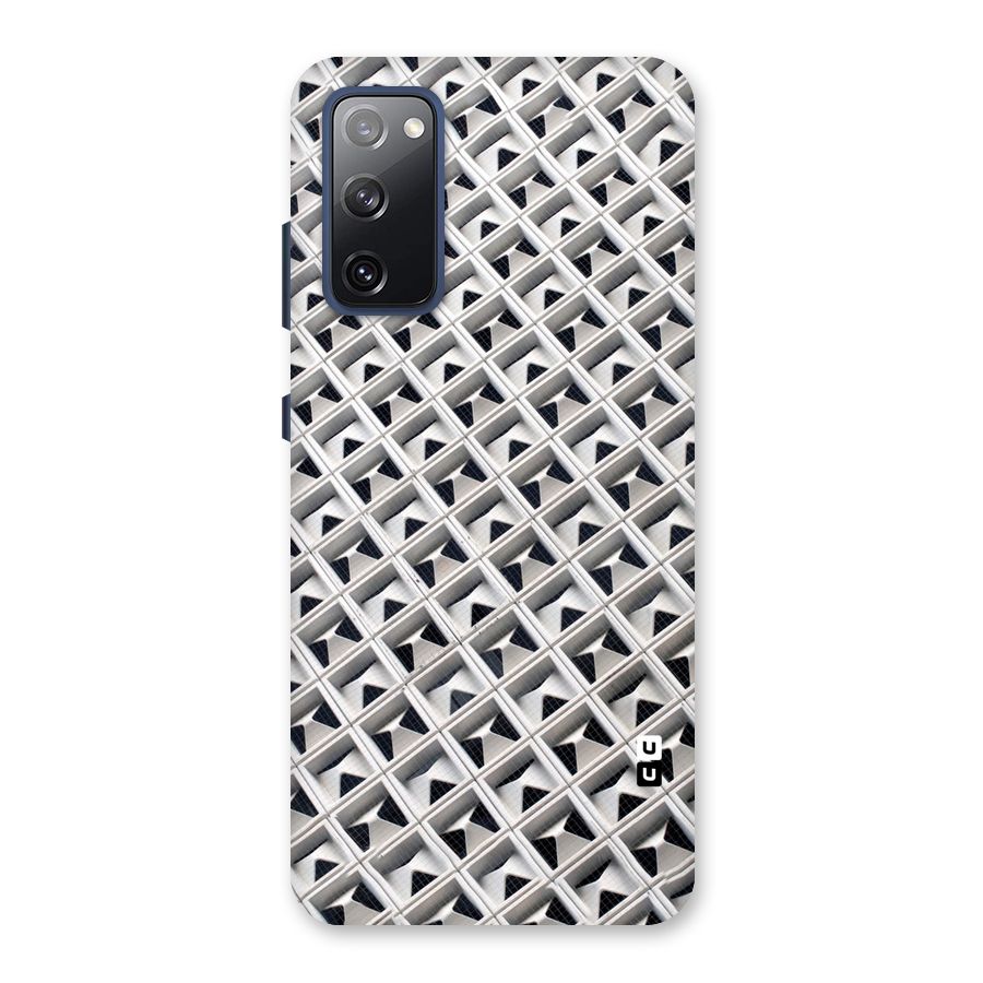 Check White Design Back Case for Galaxy S20 FE