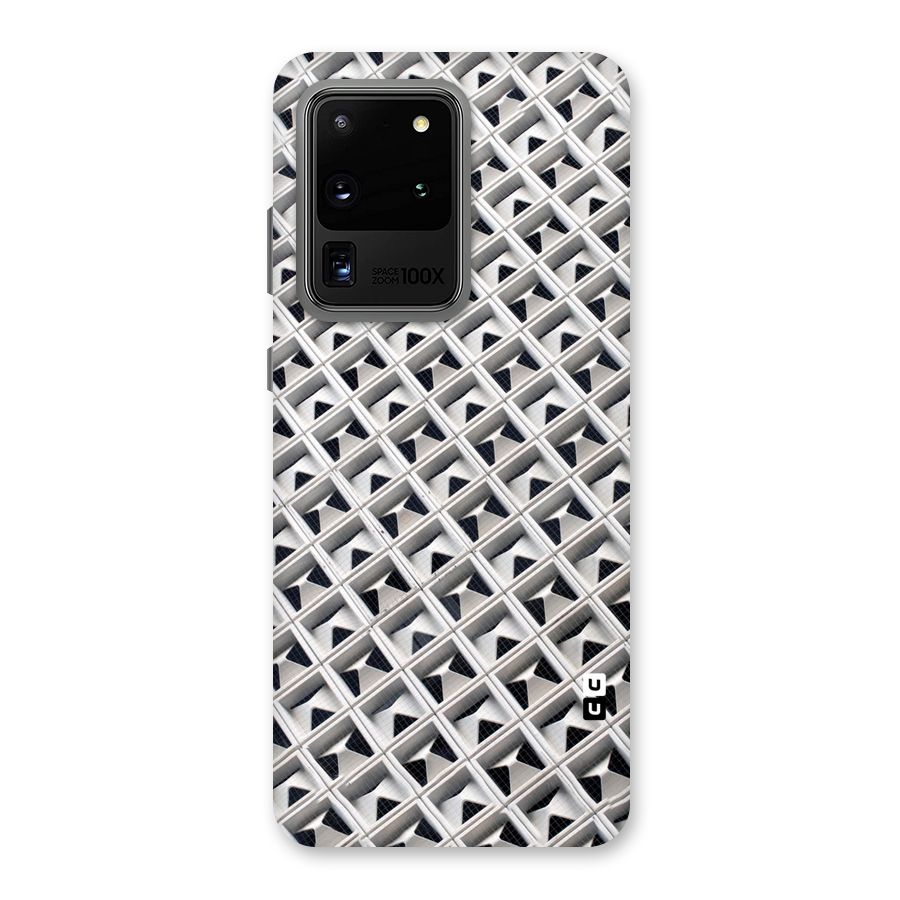 Check White Design Back Case for Galaxy S20 Ultra