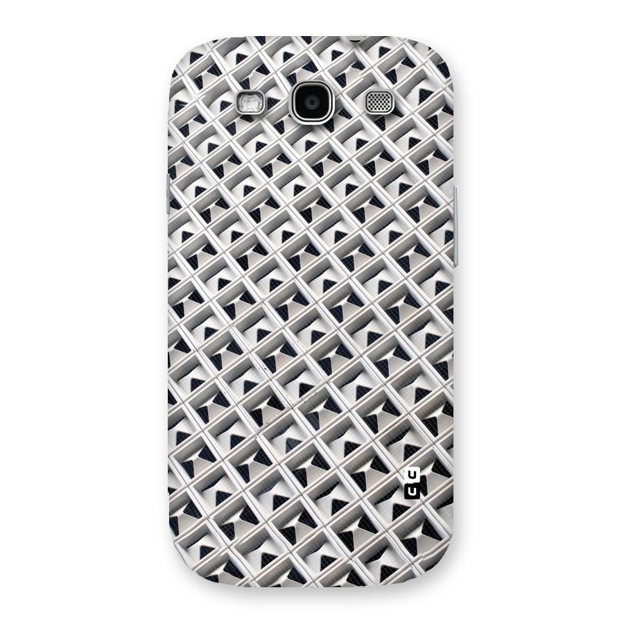 Check White Design Back Case for Galaxy S3