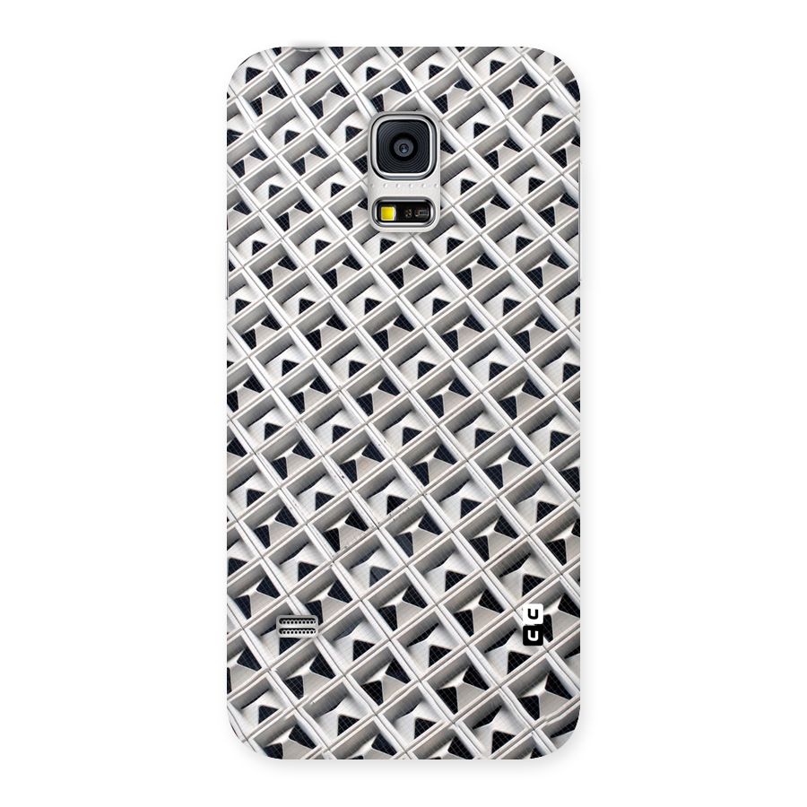 Check White Design Back Case for Galaxy S5 Mini