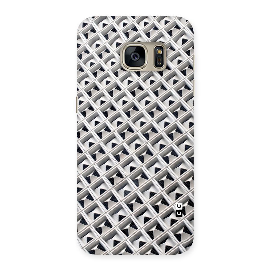 Check White Design Back Case for Galaxy S7