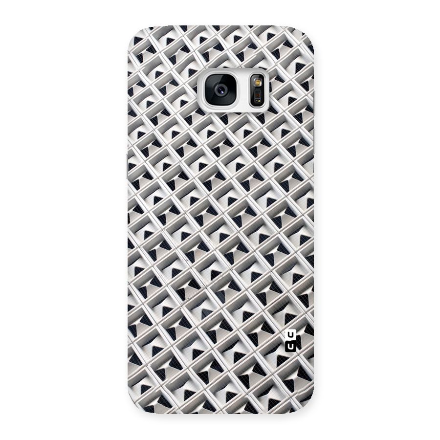 Check White Design Back Case for Galaxy S7 Edge
