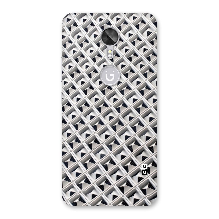 Check White Design Back Case for Gionee A1