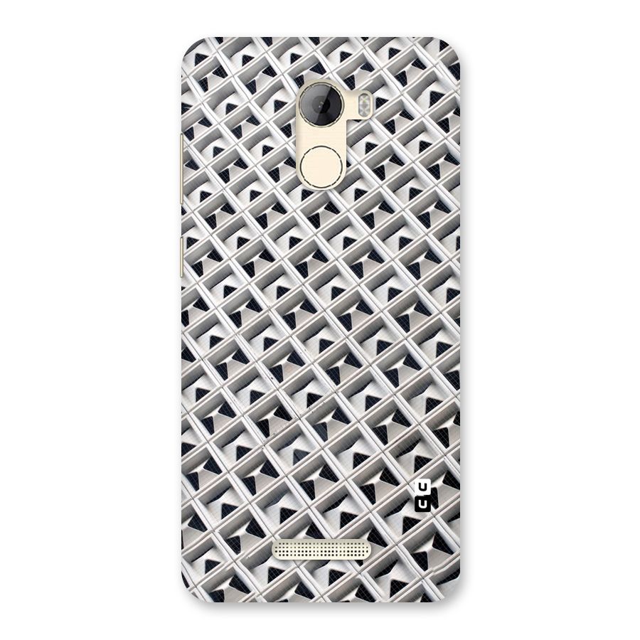 Check White Design Back Case for Gionee A1 LIte
