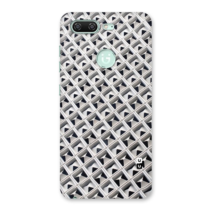 Check White Design Back Case for Gionee S10